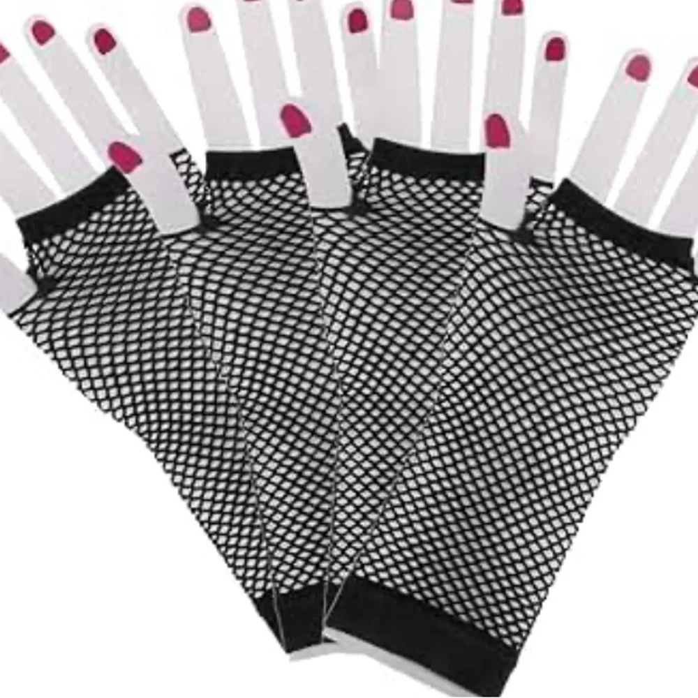 New package fishnet gloves